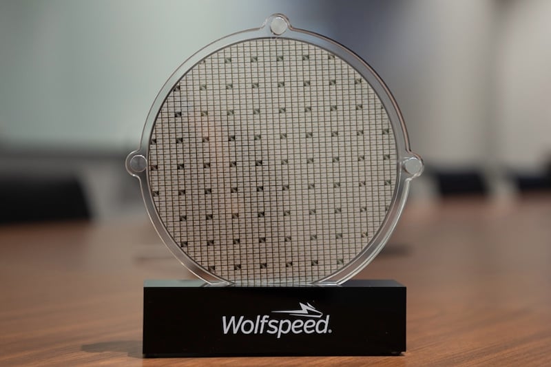 200-mm SiC wafer by Wolfspeed
