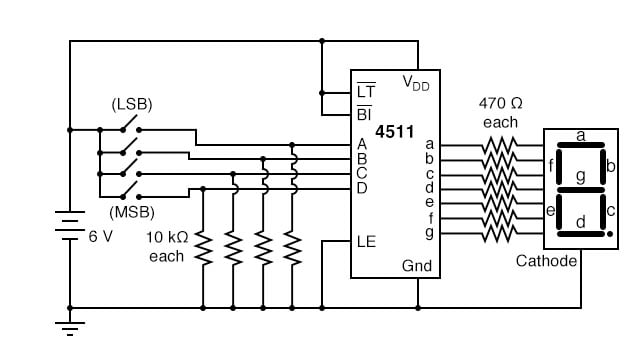 7-segment Display | Digital Integrated Circuits | Textbook
