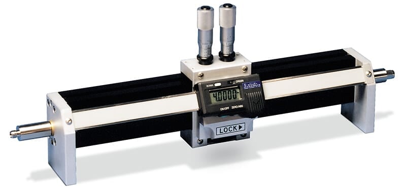A manual slide-screw tuner.