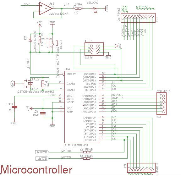 Arduino Uno Rev3 Schematic Wiring Diagram 7825