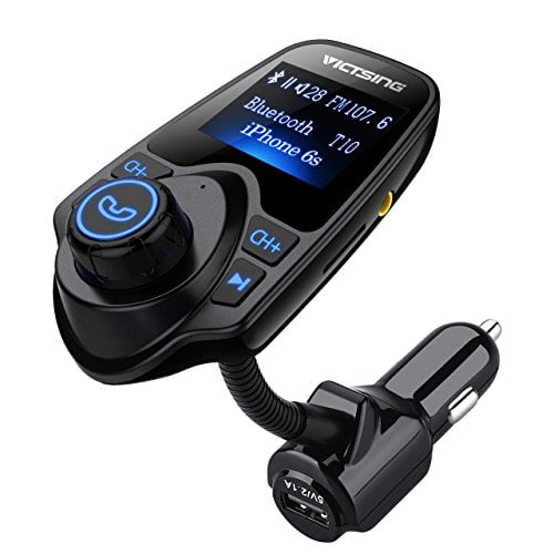 Upgraded V5.0 Bluetooth FM Transmitter for Car – VictSing