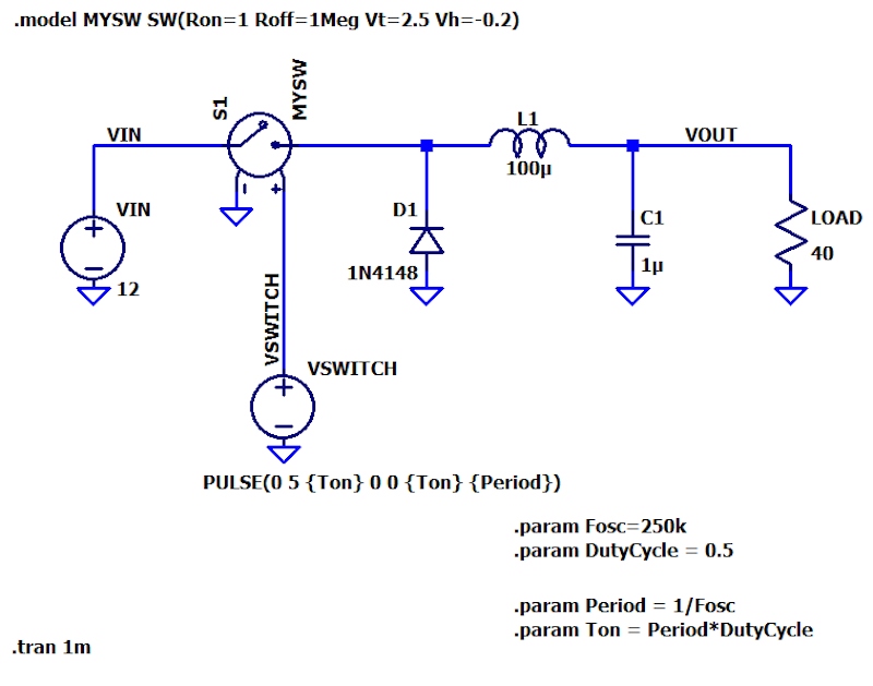 power supply - Determining the switching frequency of a buck-boost