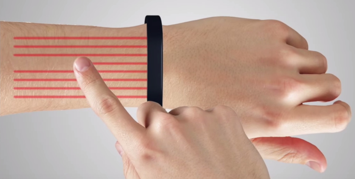 Cicret Bracelet: Touch Screen Display on Your Skin