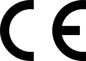 The CE mark.