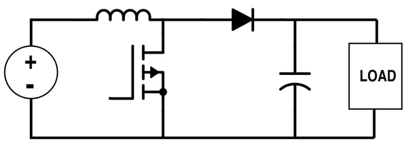 Boost Converters - DC to DC Step Up Voltage Circuits 