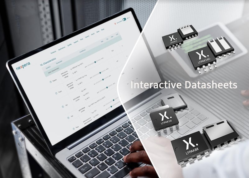 Nexperia has launched its interactive datasheets