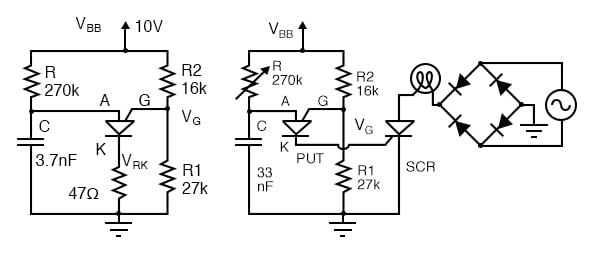 qucs unijunction transistor oscillator