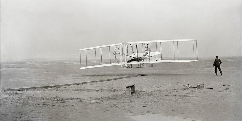 Wrights first flight