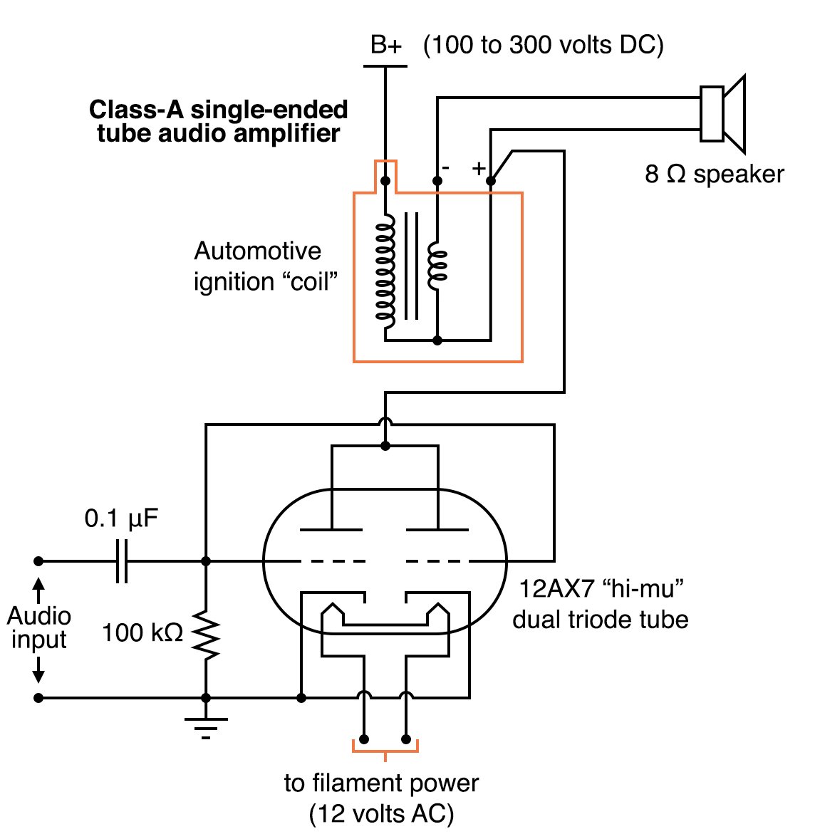 Tube Amplifier Circuit Diagram