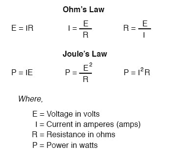 What Is Electric Circuit With Symbols, And Formulas Used