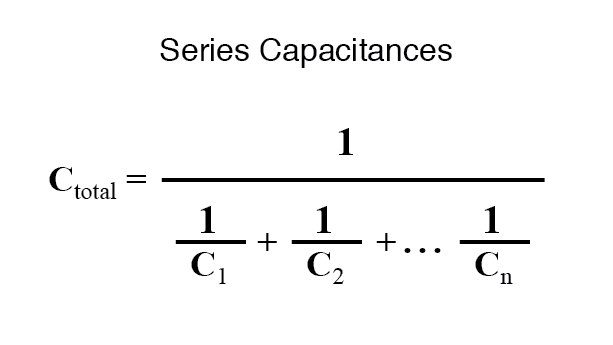 adding capacitors in series calculator