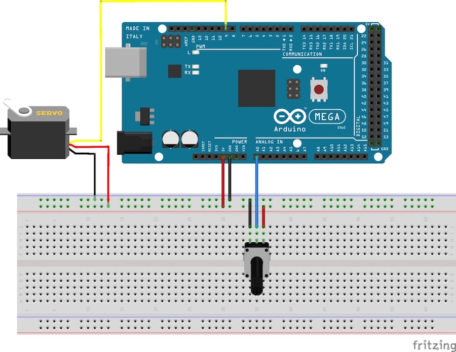 Servo Motor Control with an Arduino - Projects